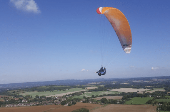 Tandem Paraglide in the South Downs, listing photo