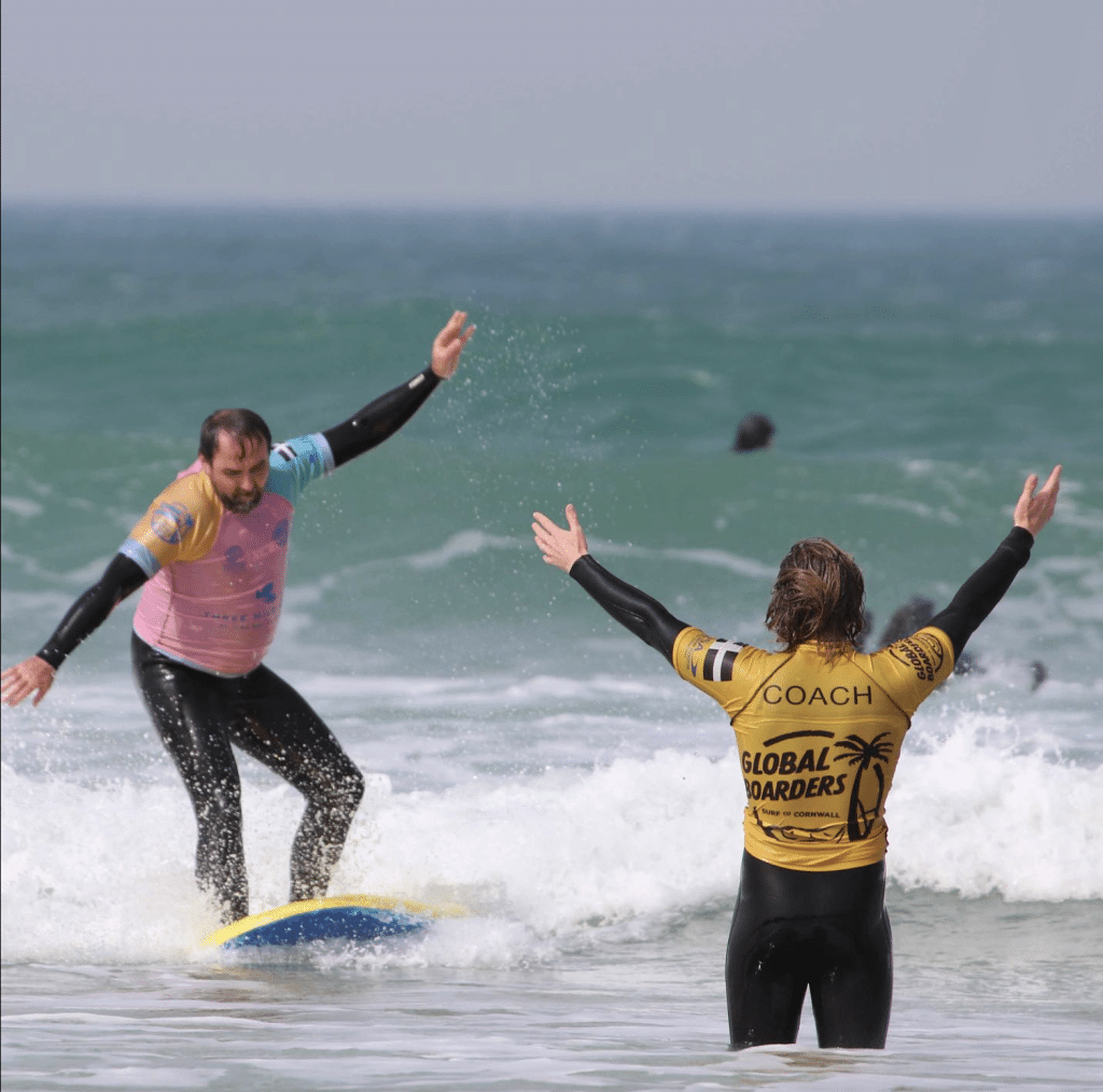 Surf Lesson at Praa Sands