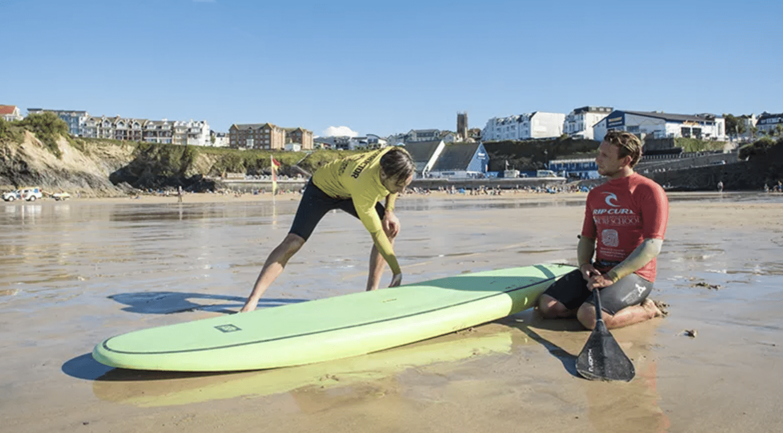 Family Paddleboarding Lesson in Newquay gallery 5