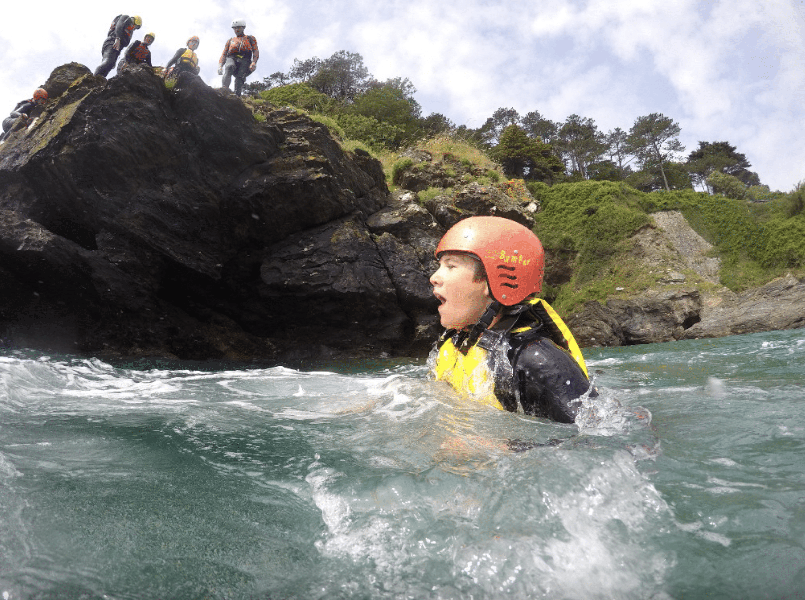 Coasteering at Gara Rock in South Devon gallery 3
