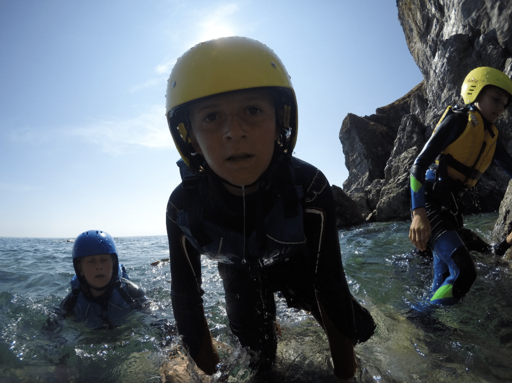Coasteering at Gara Rock in South Devon gallery 2