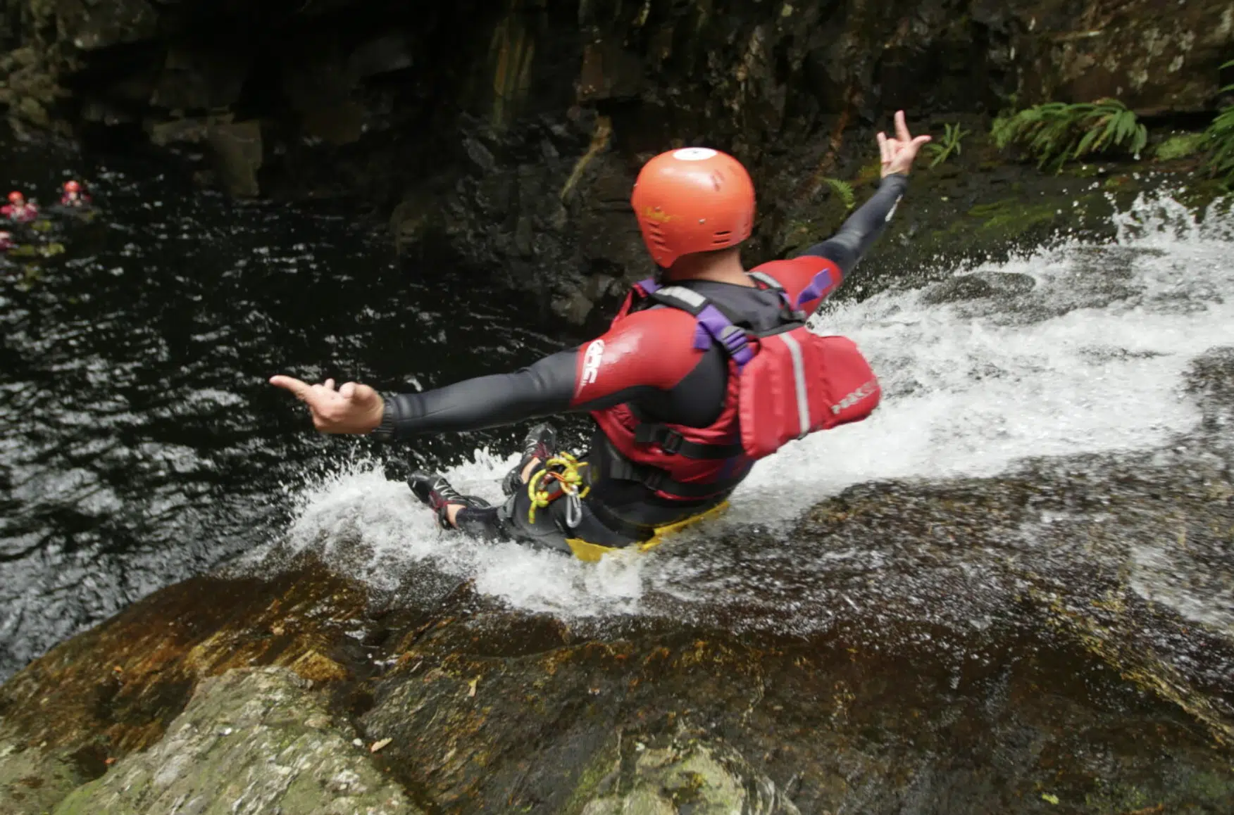 Canyoning at Prysor Canyon, Snowdonia, photo 2