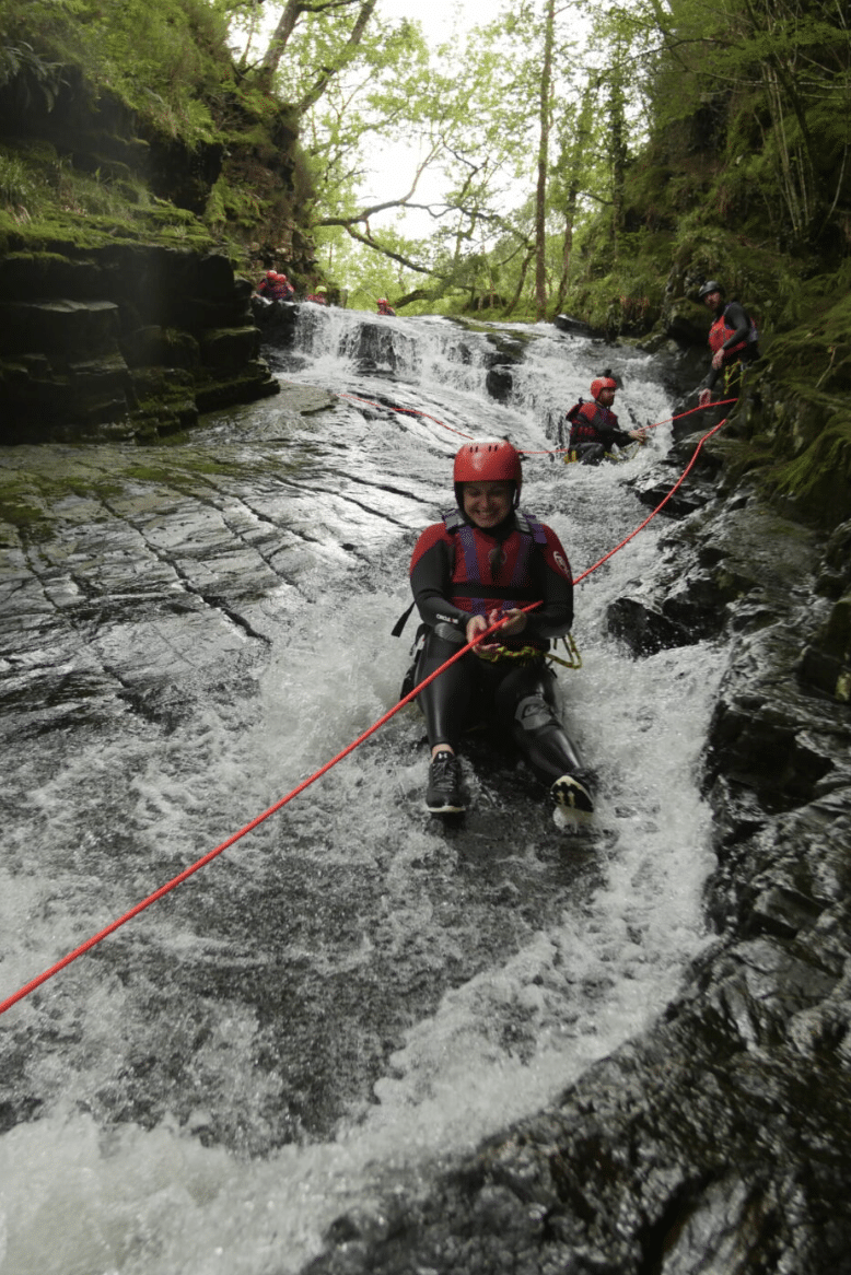 Canyoning at Prysor Canyon, Snowdonia, photo 3