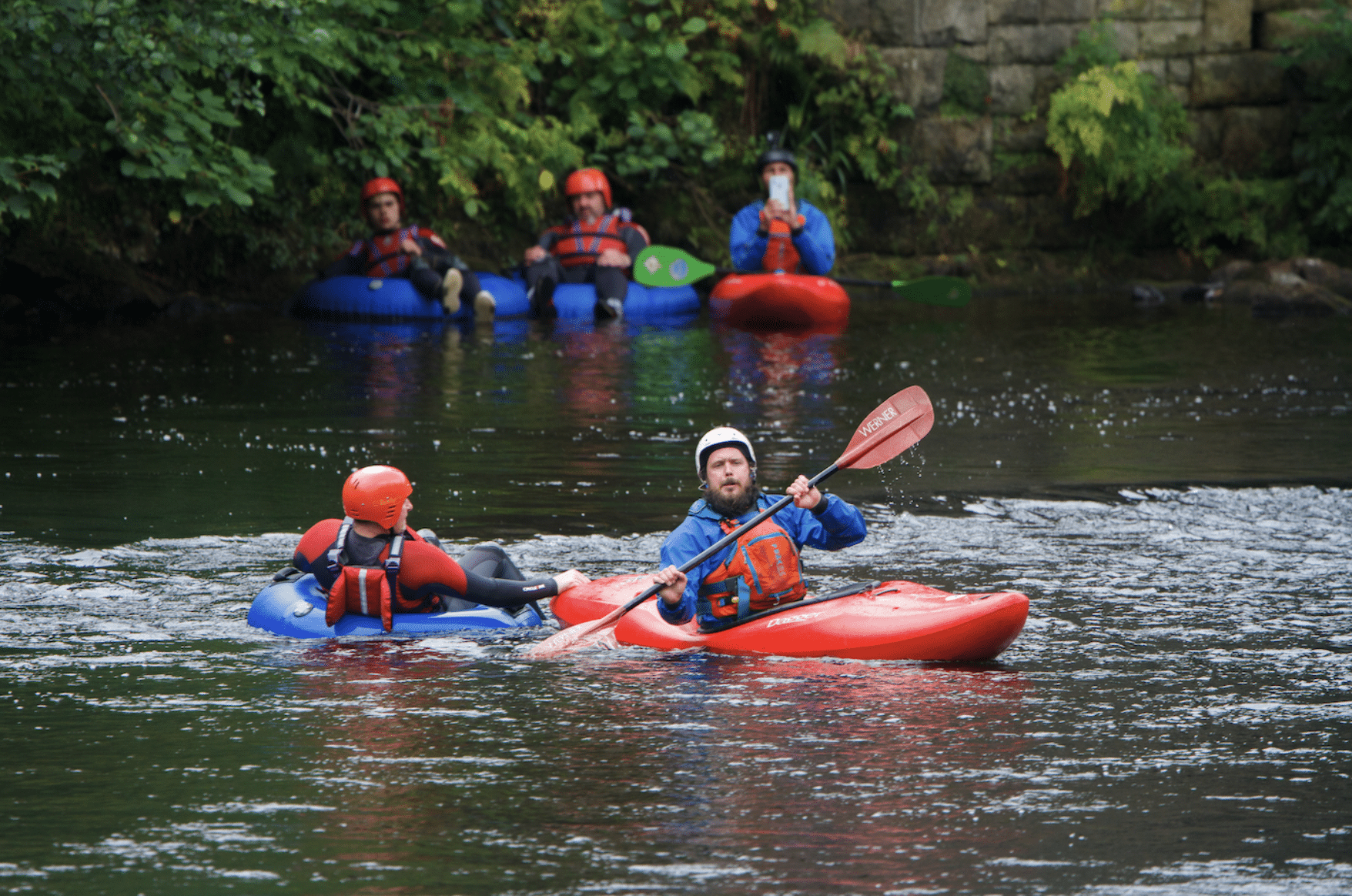 River Tubing on the River Dee in Llangollen, North Wales gallery 6
