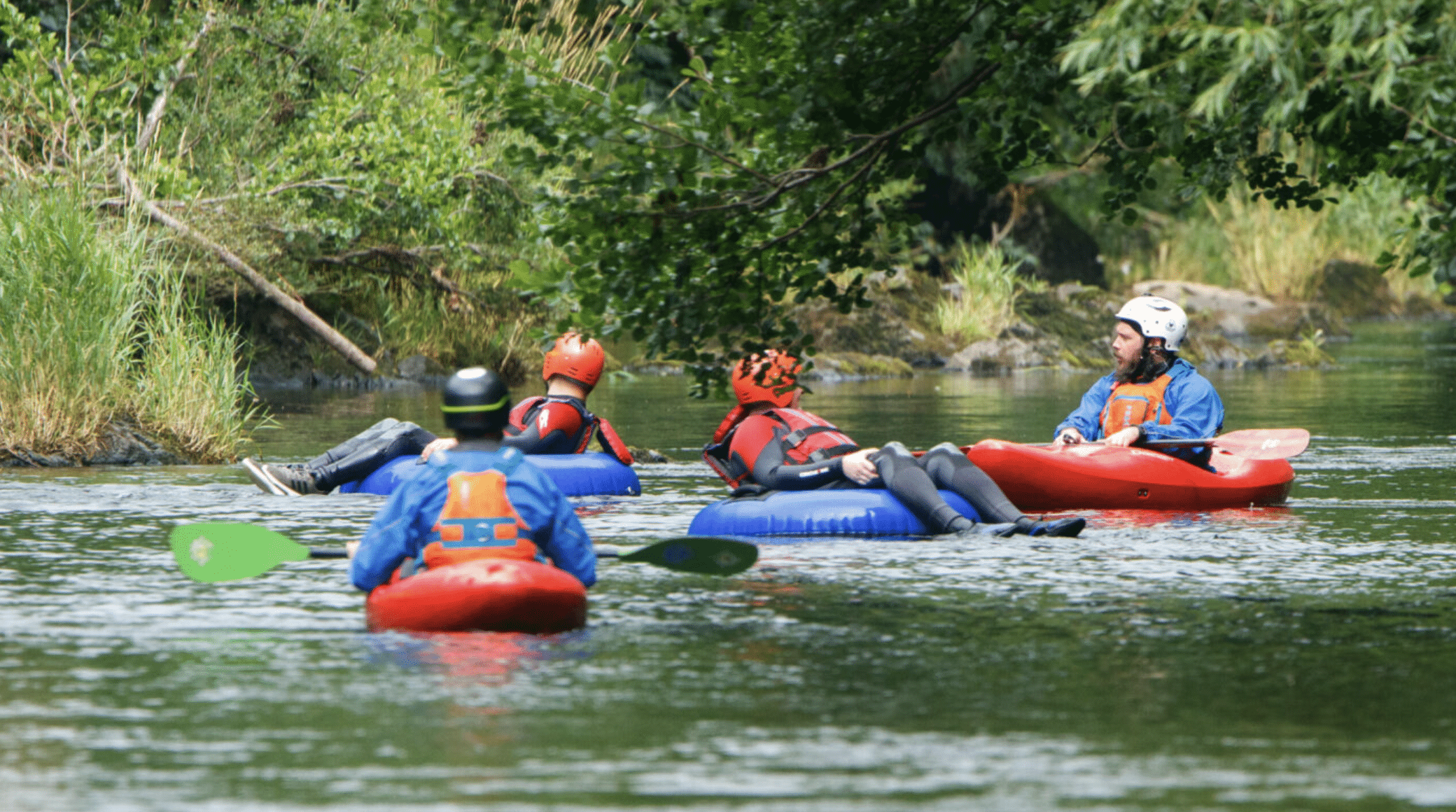 River Tubing on the River Dee in Llangollen, North Wales gallery 4