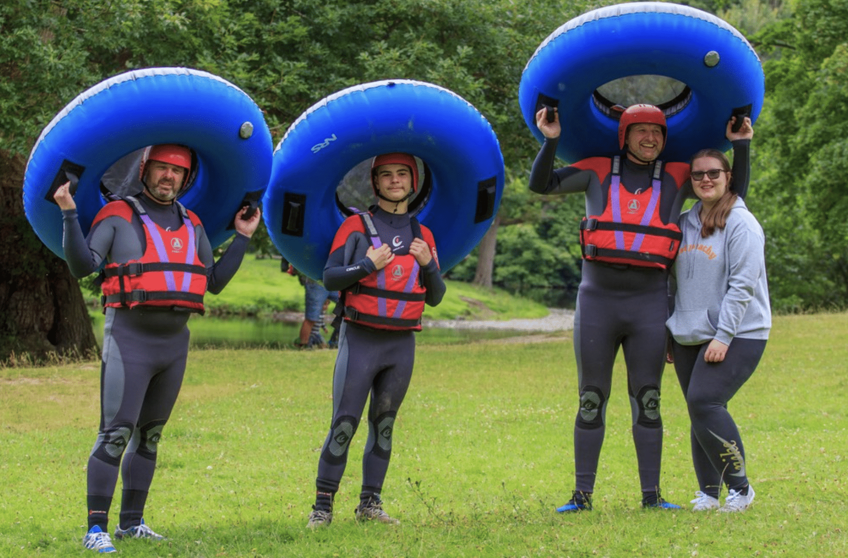 River Tubing on the River Dee in Llangollen, North Wales gallery 2