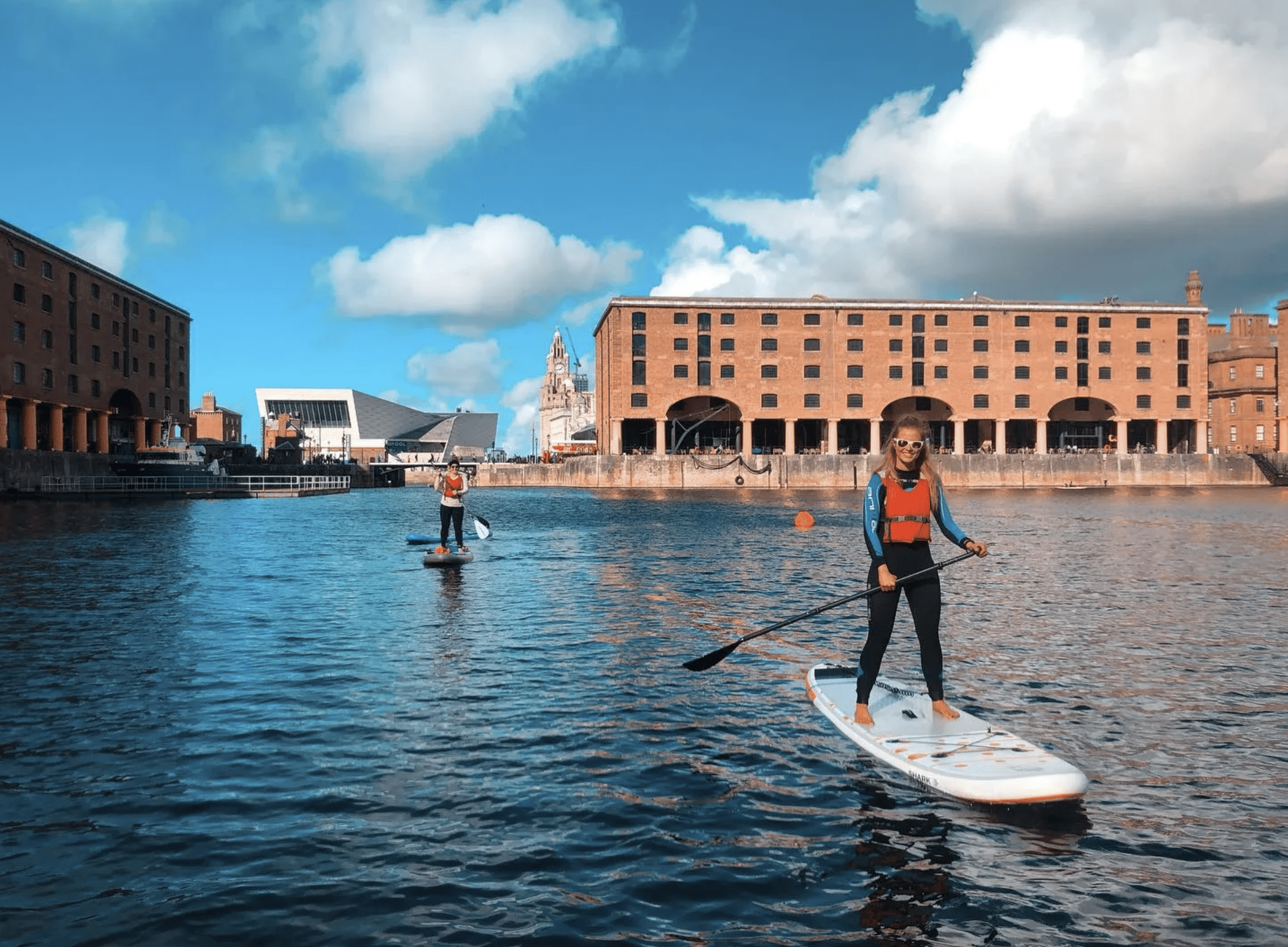 SUP Yoga at Liverpool's Royal Albert Docks, photo 3