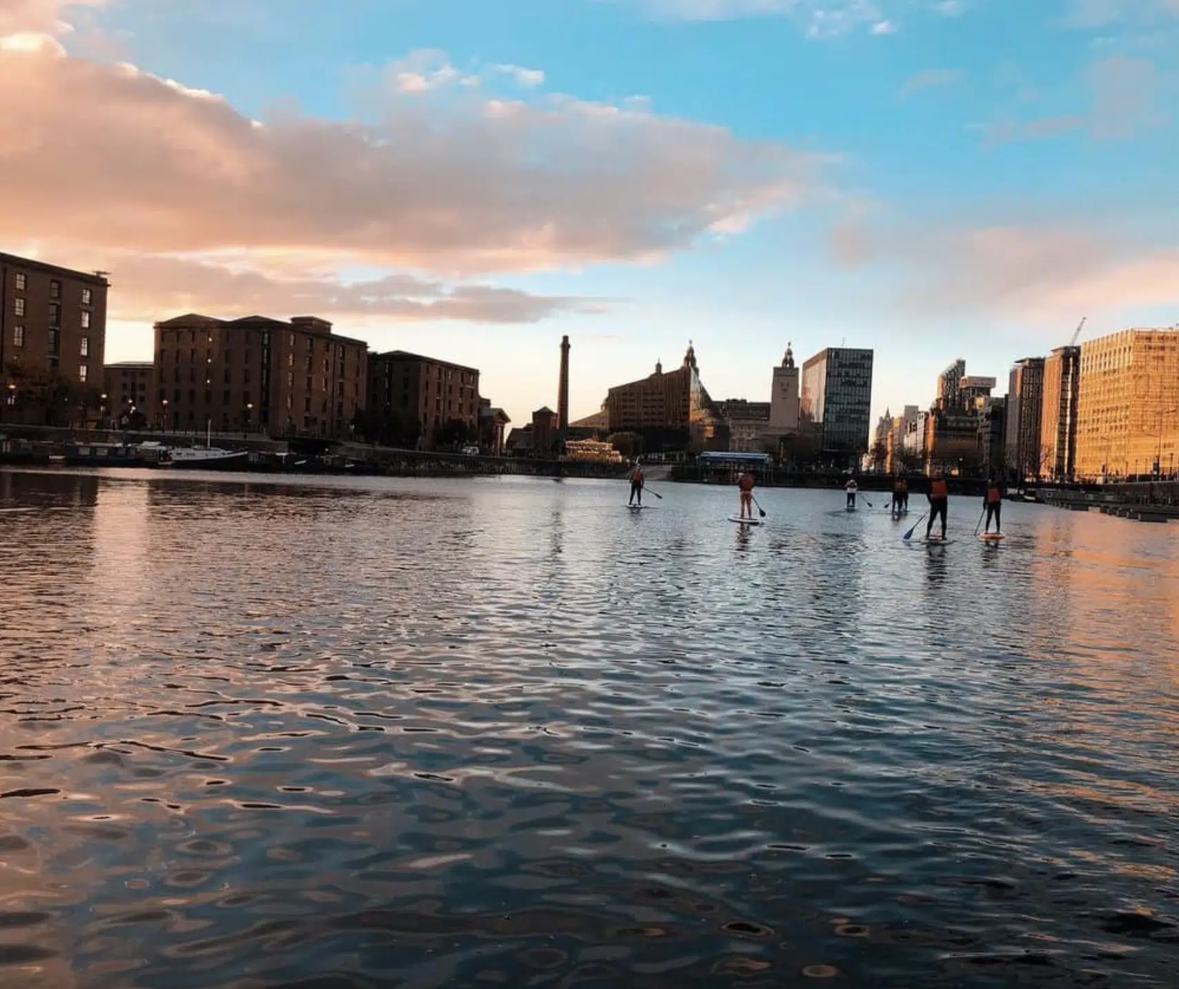 Group SUP Session at Liverpool’s Royal Albert Docks, photo 4