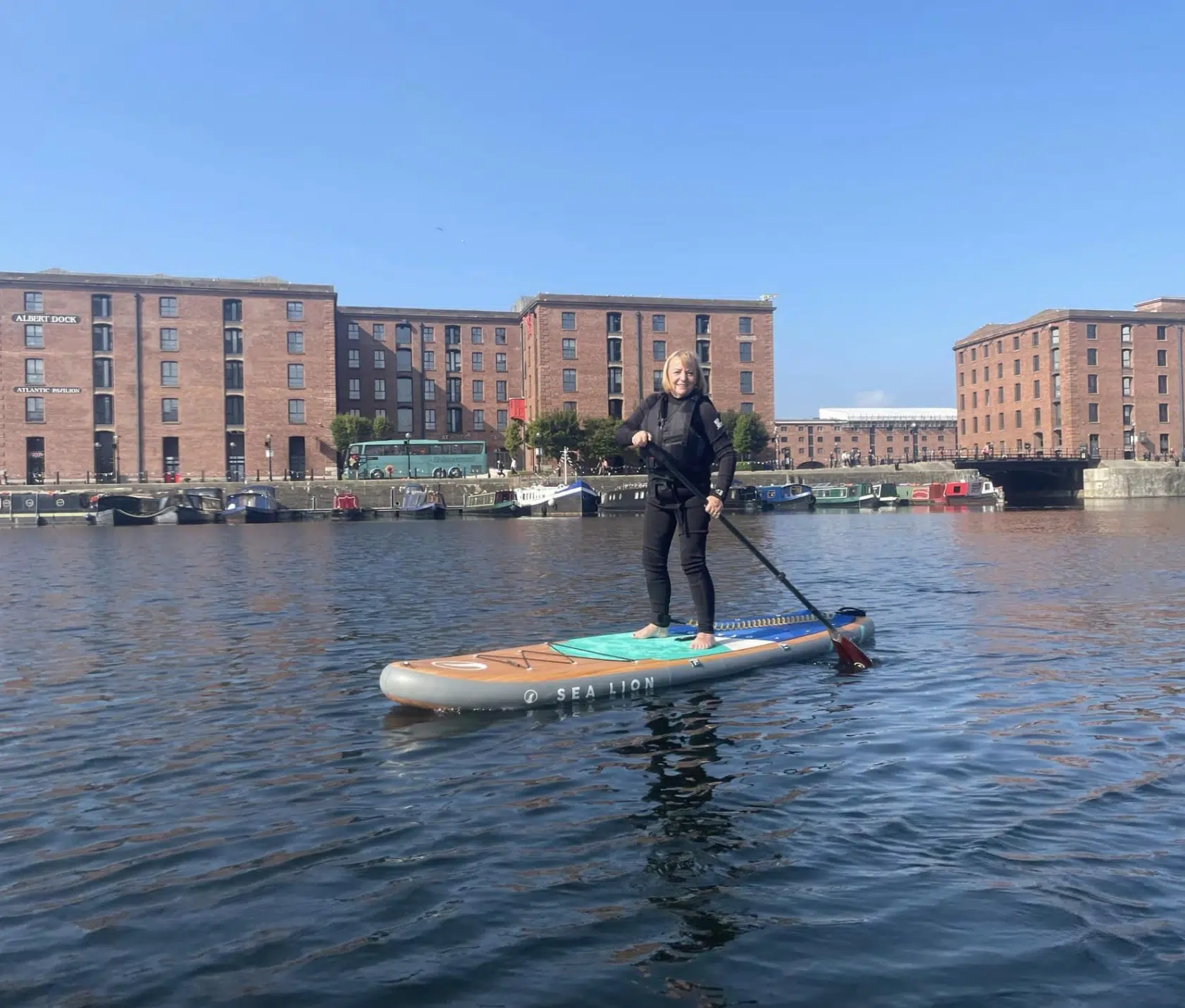 Group SUP Session at Liverpool’s Royal Albert Docks gallery 7