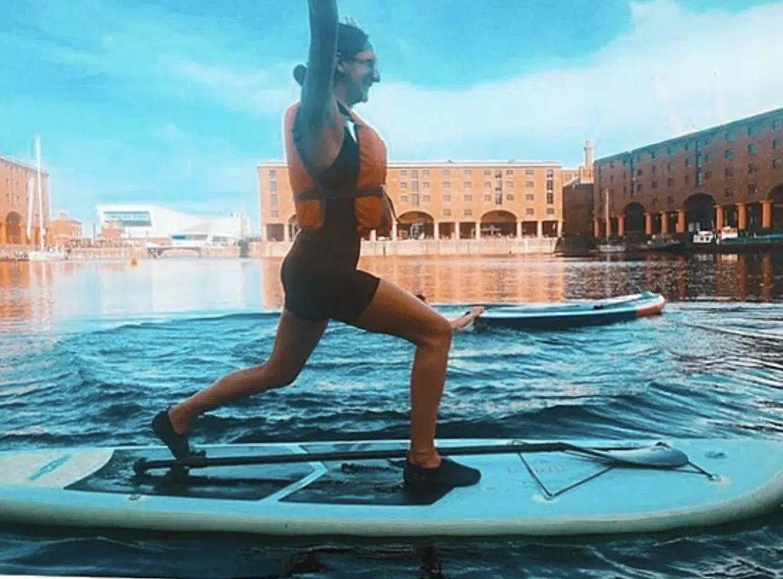 SUP Yoga at Liverpool's Royal Albert Docks, photo 2