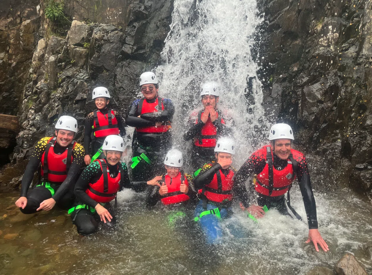Ghyll Scrambling at Lower Church Beck, Coniston gallery 3