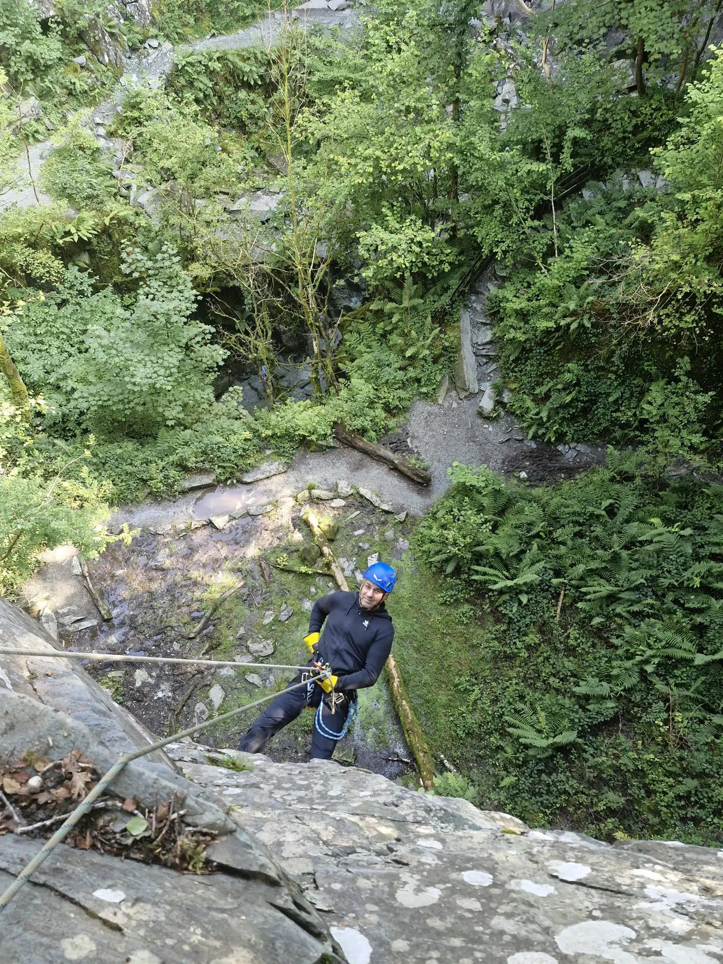 Abseiling – Cathedral Quarry, Lake District, photo 2