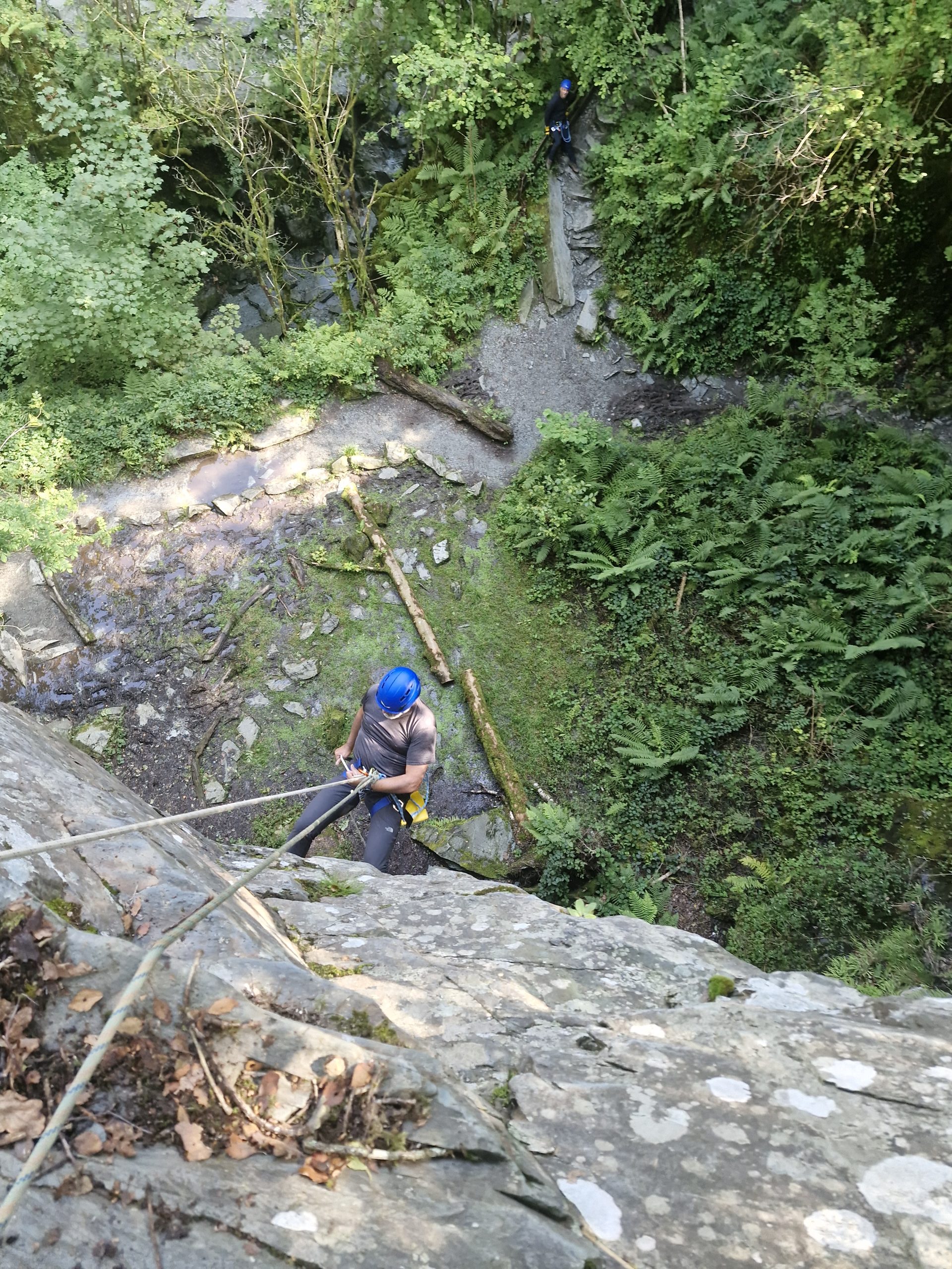 Abseiling – Cathedral Quarry, Lake District gallery 2