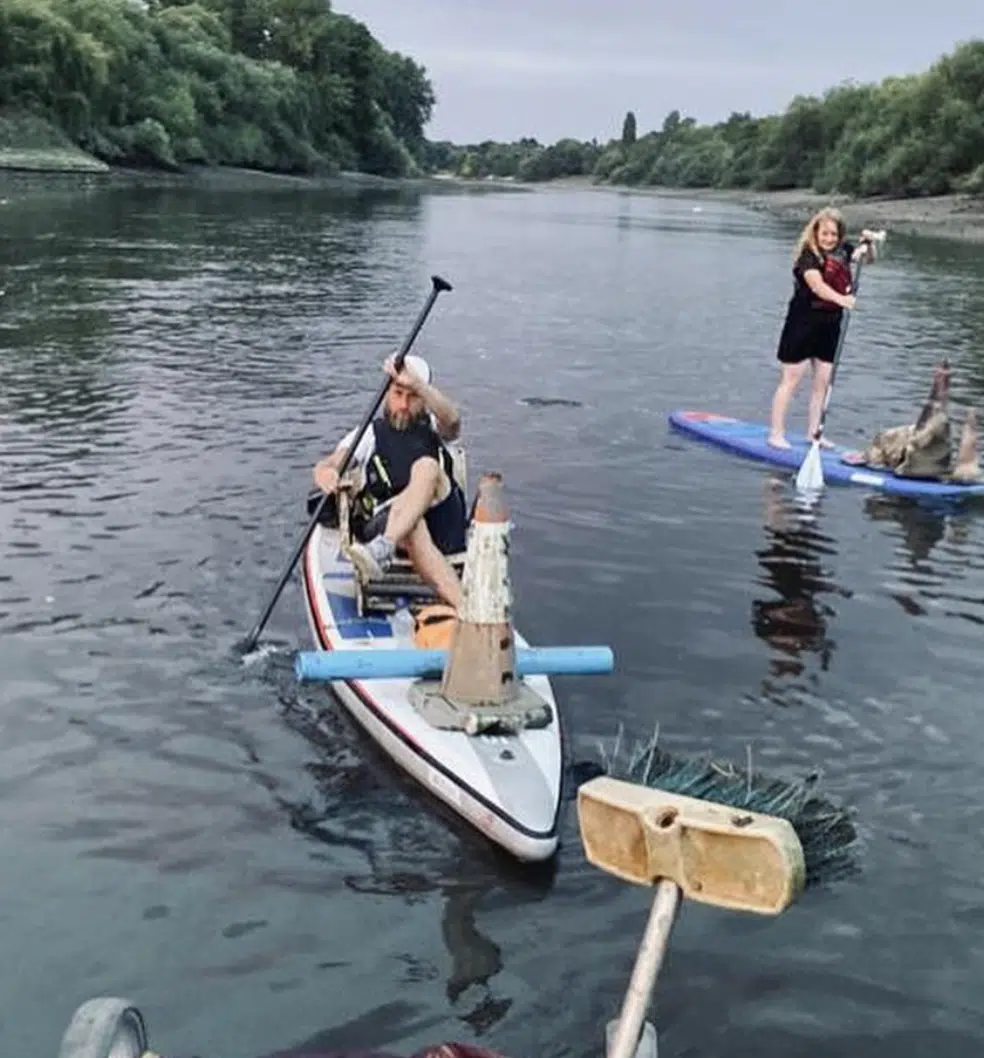 Richmond SUP Plastic Clean Up, photo 2